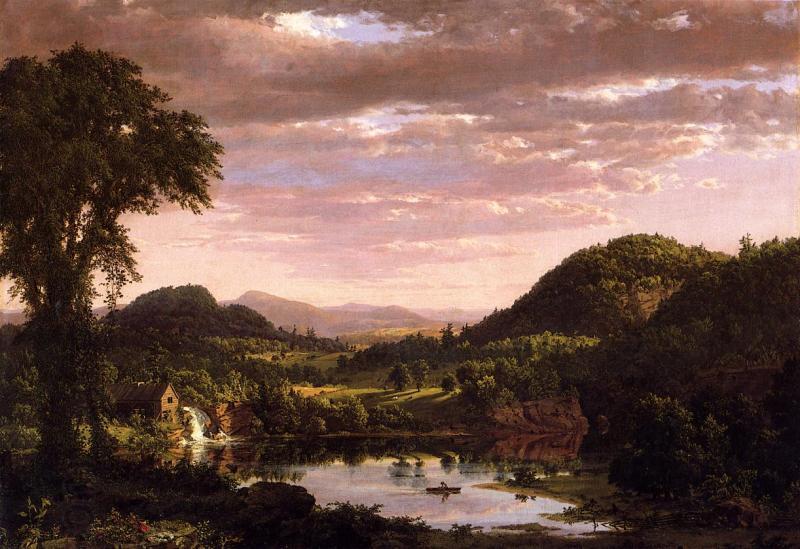 Frederic Edwin Church New England Landscape China oil painting art